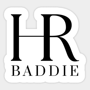 HR Baddie Sticker